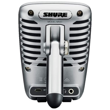 Micrófono Shure De Condensador Digital De Diafragma Mv51